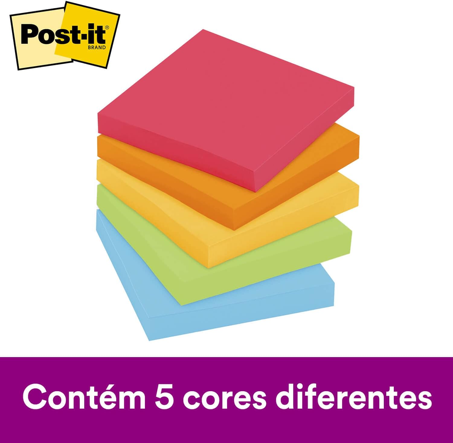 Bloco Adesivo Neon (post-it) - Imagem 3