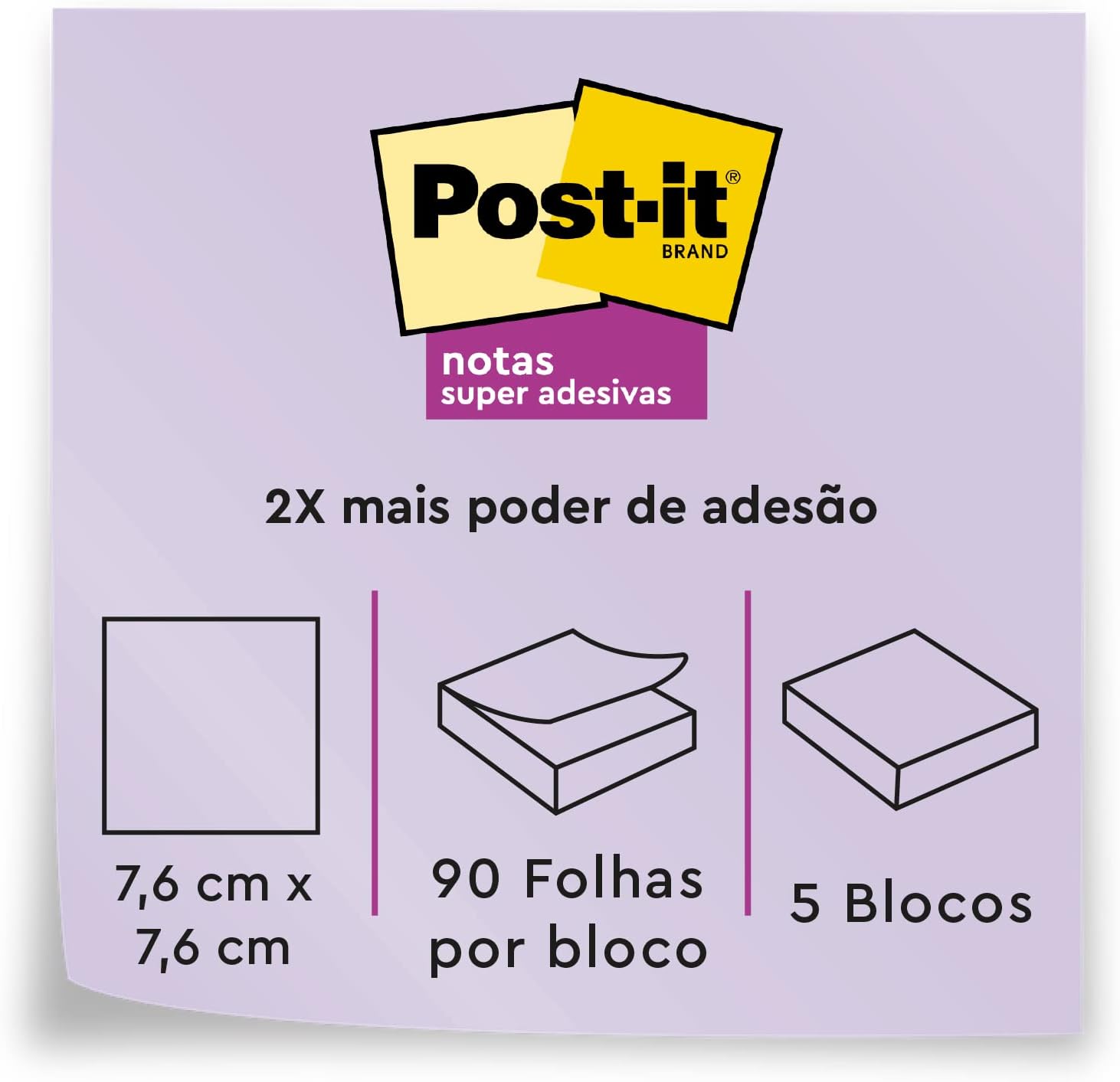 Bloco Adesivo Neon (post-it) - Imagem 4