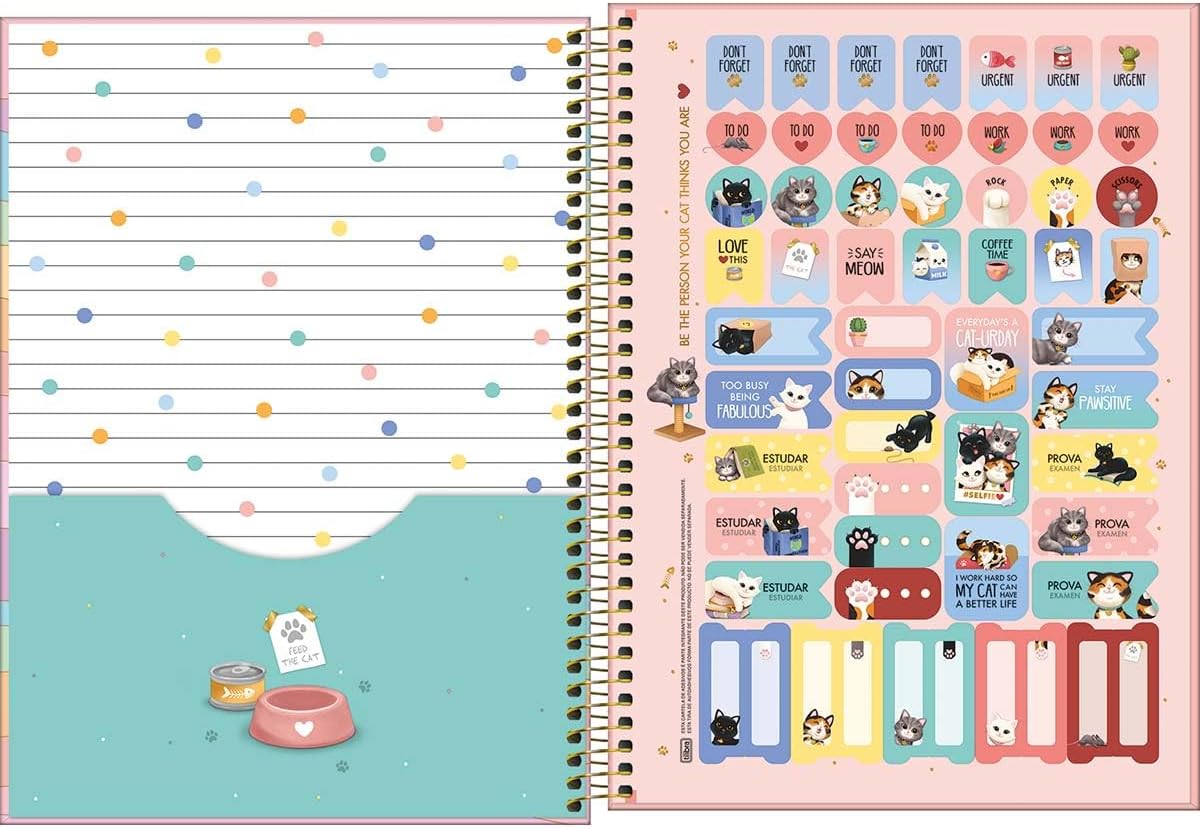 Caderno Cat Cute - Imagem 3