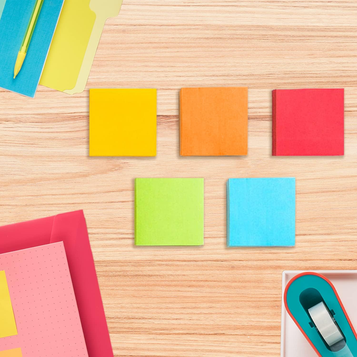 Bloco Adesivo Neon (post-it) - Imagem 2